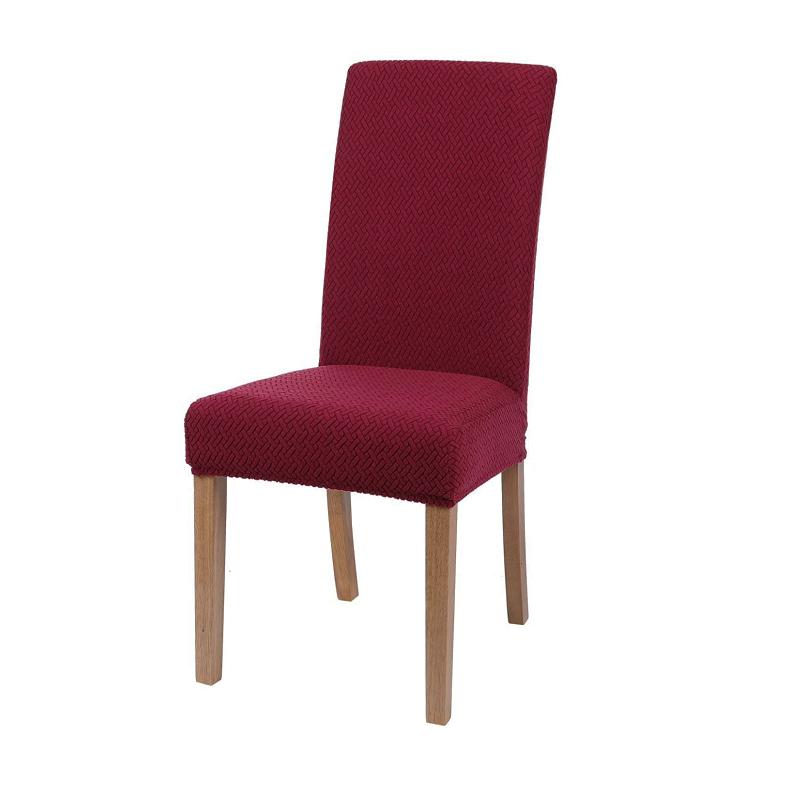 Stretch-Bezug für Esszimmerstühle, Jacquard-Spandex, Küchenstuhl, Sitz, Hotel, Bankett, elastischer Schonbezug