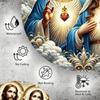Religious Metal Wall Art Waterproof Rust Resistant Home Office Decor