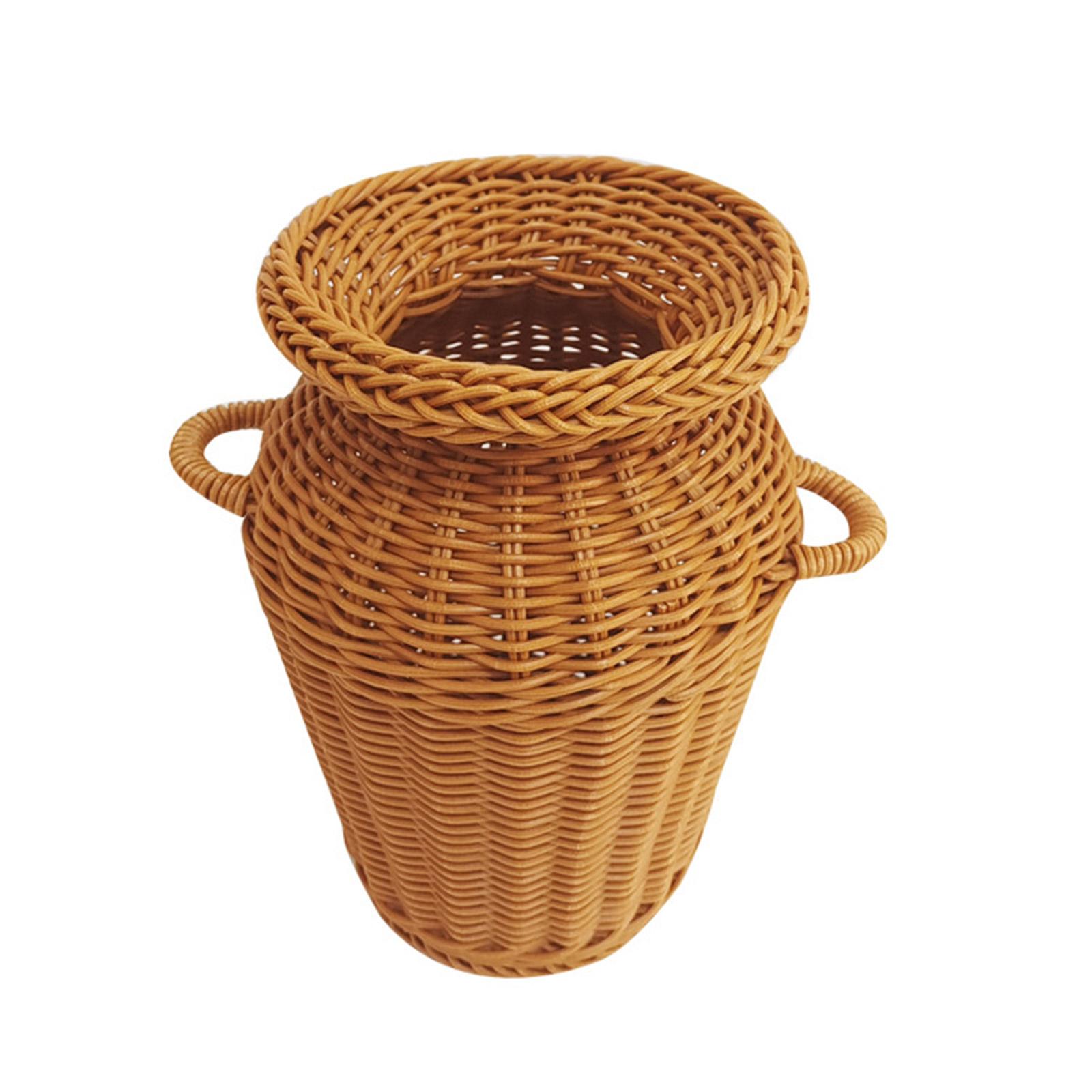 

Farmhouses Charm Handmade Flower Vases Elegant Designs Wickers Flower Pots Accessories for Indoor and Outdoor Use 1