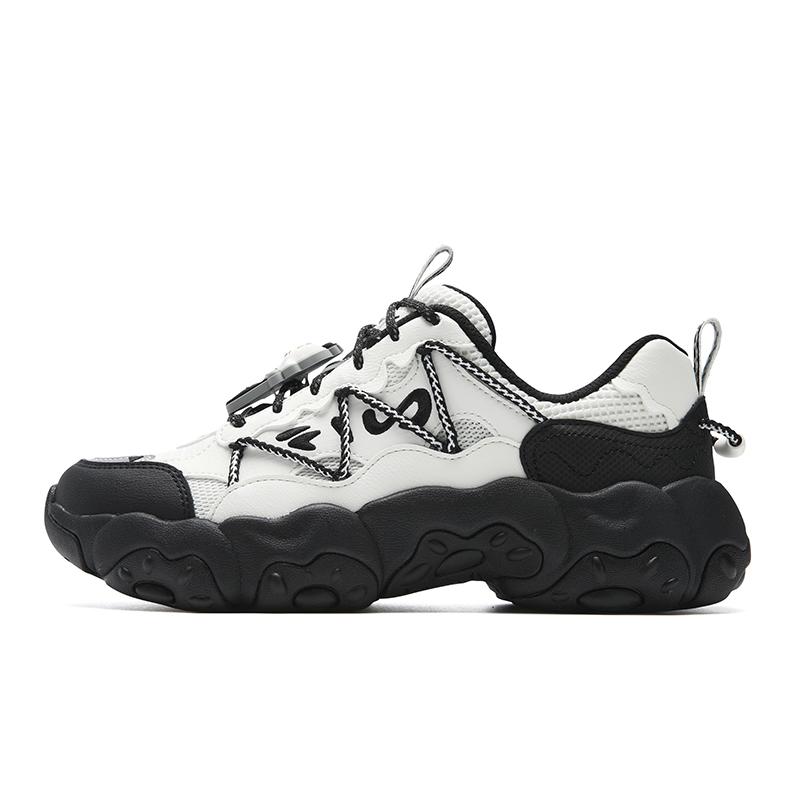 

FILA FLUID 6 Cushioning Abrasion Resistant Coverage Lightweight Height Increasing Low top Chunky Sneakers Women s F12W612137FSB 38