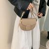 Neue Retro-Satteltaschen Modische Wildleder-Umhängetaschen Einfache und vielseitige Crossbody-Taschen Kompakte Freizeit-Taschen im koreanischen Stil