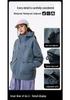 Unisex 3-in-1 Soft Shell Trekking Jacket – Warm, Windproof, Waterproof for Autumn/Winter