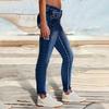 Women's Skinny Trend Ripped Casual Fashion Straight Leg Jeans