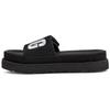 Laton Slide Slippers Women's Black Silver 1110110-BSVR