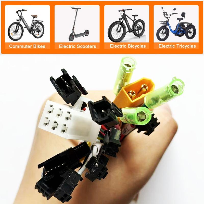 24V/36V/48V E-bike Sine wave controller Self-learn 750W/1000W 6 Pin Hall 35A 3-mode for UART NO.2 S866 SW900 display e-scooter