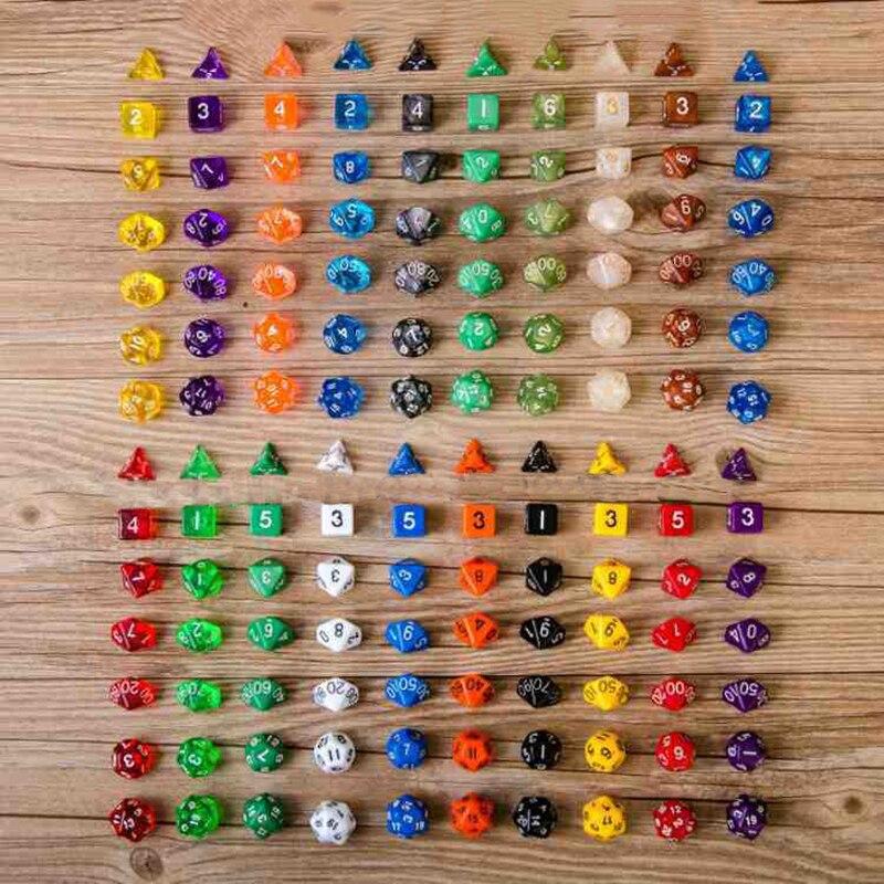 DND Dice Sets 7 Polyhedral Dices with a Drawstring Bag Great for Dungeons and Dragons Role Playing Table Game