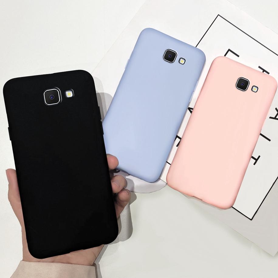 Silicone Case For Samsung Galaxy J7 Prime Cover 2016 Fashion Plain Color TPU Phone Case For Samsung J7 Prime 2 G611FF Soft Shell