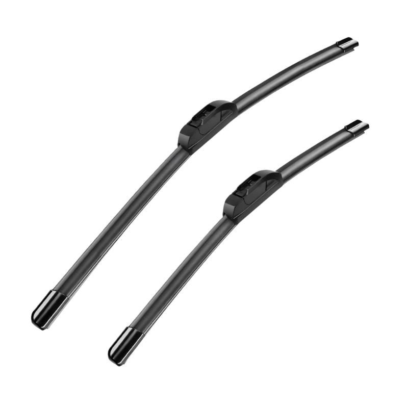 

High Performances 26Inch Plus 18Inch Universal Windshield Wiper Blades With Natural Rubber For Smooth Quiet Wiping 2pcs 1