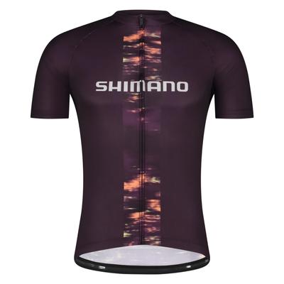 SHIMANO Cycling Jersey Logo Short Sleeve Jersey Brown S Recommended (European Size) Height 167-173cm