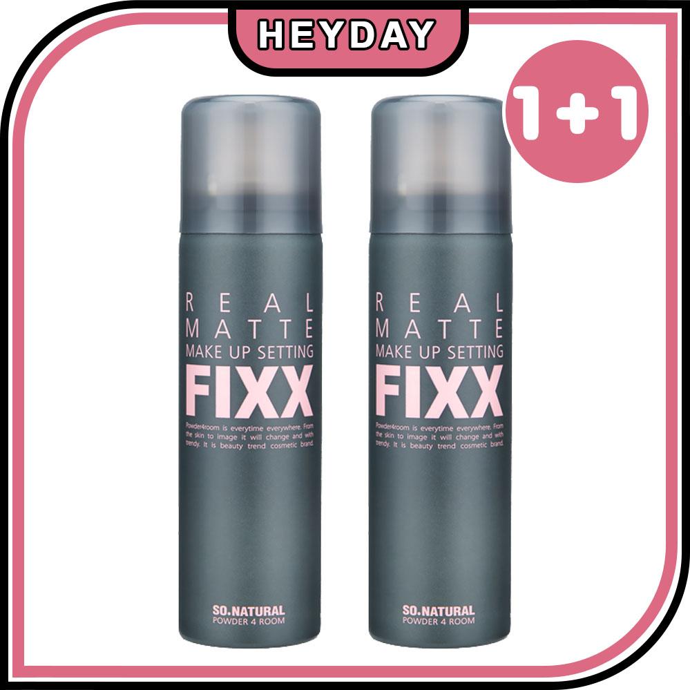 [Authentic] SO NATURAL Makeup Setting Spray Real Matte 75ml 1pcs 2pcs Fixx Setting Spray