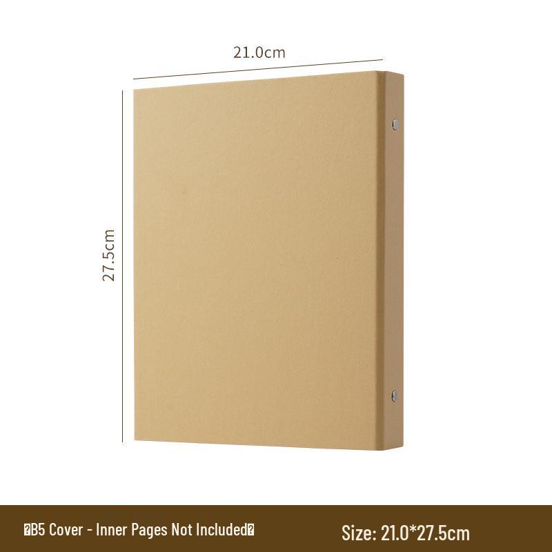 A4 Kraft Paper Cover DIY Photo Album & B5 Classmate Growth Journal