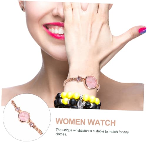 LIFKOME Women's Watch with Star Diamond Bracelet, Waterproof Quartz Watch, Delicate Wrist Decoration, Fashion Watch for Women