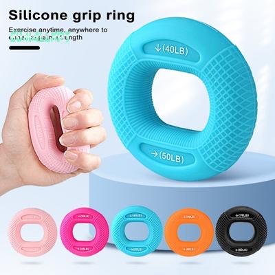 Adjustable Hand Grip with Elastic Strong Toughness - Compact Size, Ergonomic Design, Heavy Gripper, Fitness Hand Finger Exerciser Ring