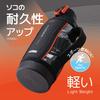 Thermos Water Bottle Vacuum Insulated Sports Bottle 0.8L Black Valencia Cold Storage Only FHT-802F BKV