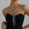 Multi Layer Pearl Tassel Brooch Necklace Multiple Functions Luxury Delicate Pin Pendant Necklace Jewelry Accessories