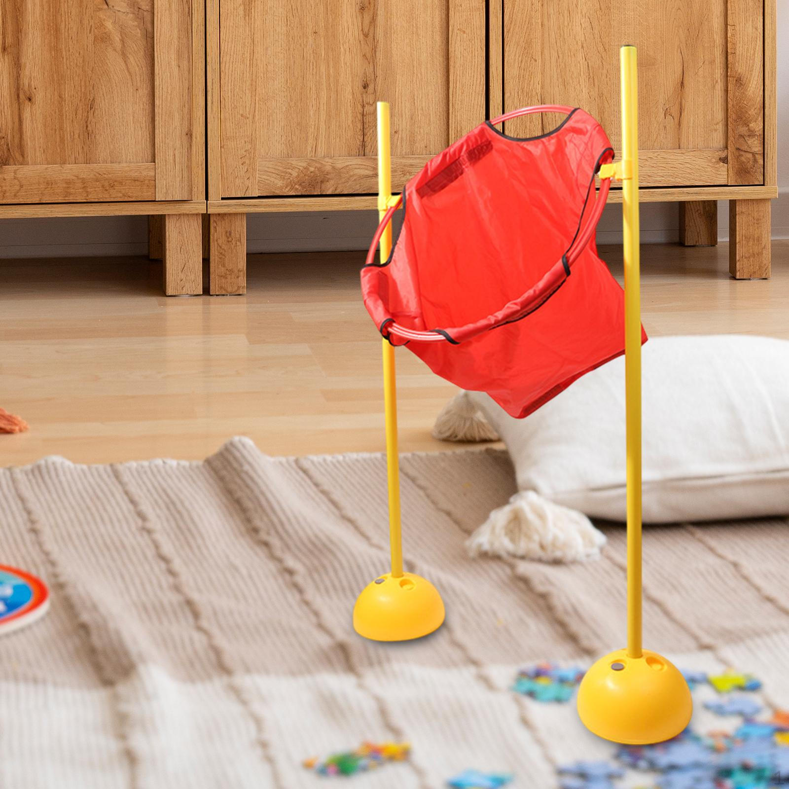 

Игра в метание мешочков с фасолью для детей, набор из 6 мячей, портативный, многоразовый, прочный, многофункциональный, спортивный, для игры в корнхол красный