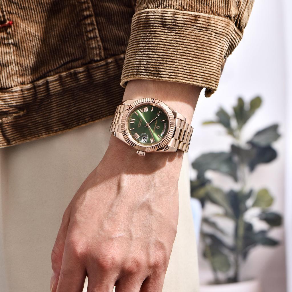 PAGANI DESIGN Low-Key Luxury Men Mechanical Watch Niche Couture Daily Wear Stainless Steel Sapphire Date/Week Display Dive Watch