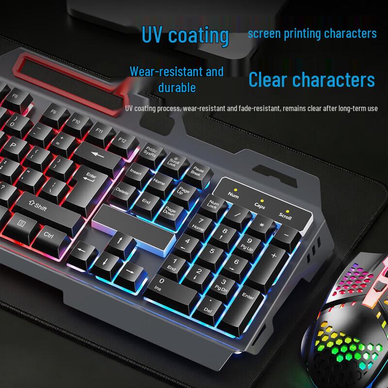LINGSHE Gaming Keyboard and Mouse Set