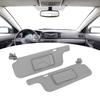Pair of Sun Visor Assembly Gray Sun Blocking ABS Mirror for E120 E130 2001‑2007 Ninth Generation LHD Car Sun Visor Assy