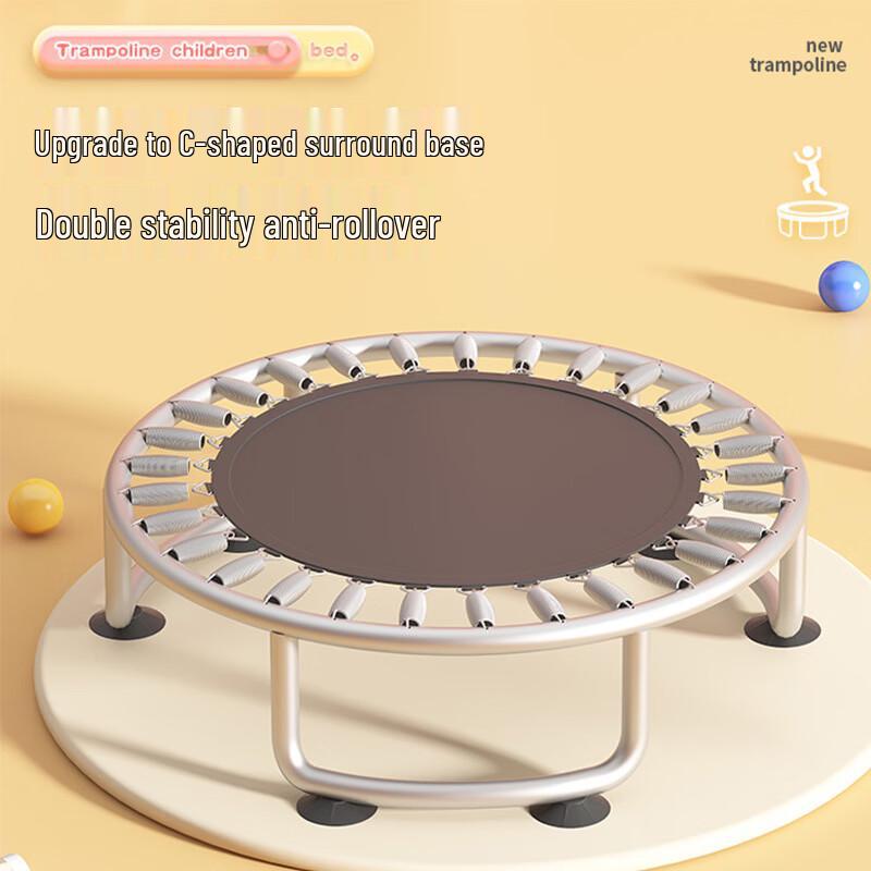 Children's Indoor Trampoline with Safety Net
