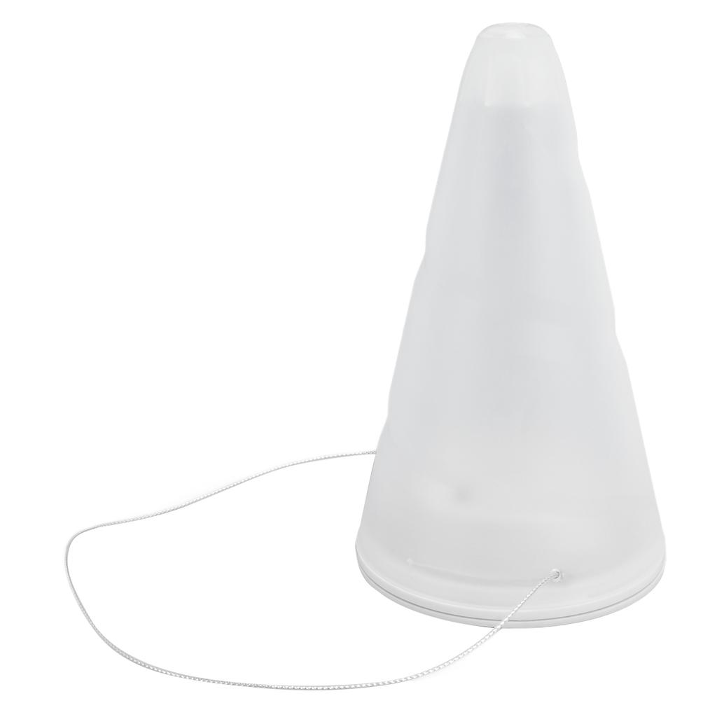 LED Solar Hanging Lamp Cone Shaped Ground Insert Lawn Light Waterproof for Garden Courtyard