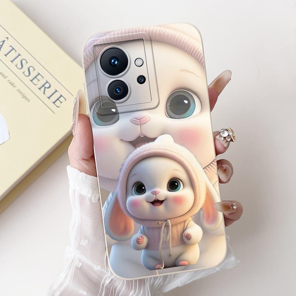 For Infinix Zero Ultra X6820 / Zero 5G 2023 X6815C X6815D Phone Case Cute Rabbit Cat Cartoon Shockproof Soft Silicone Cases