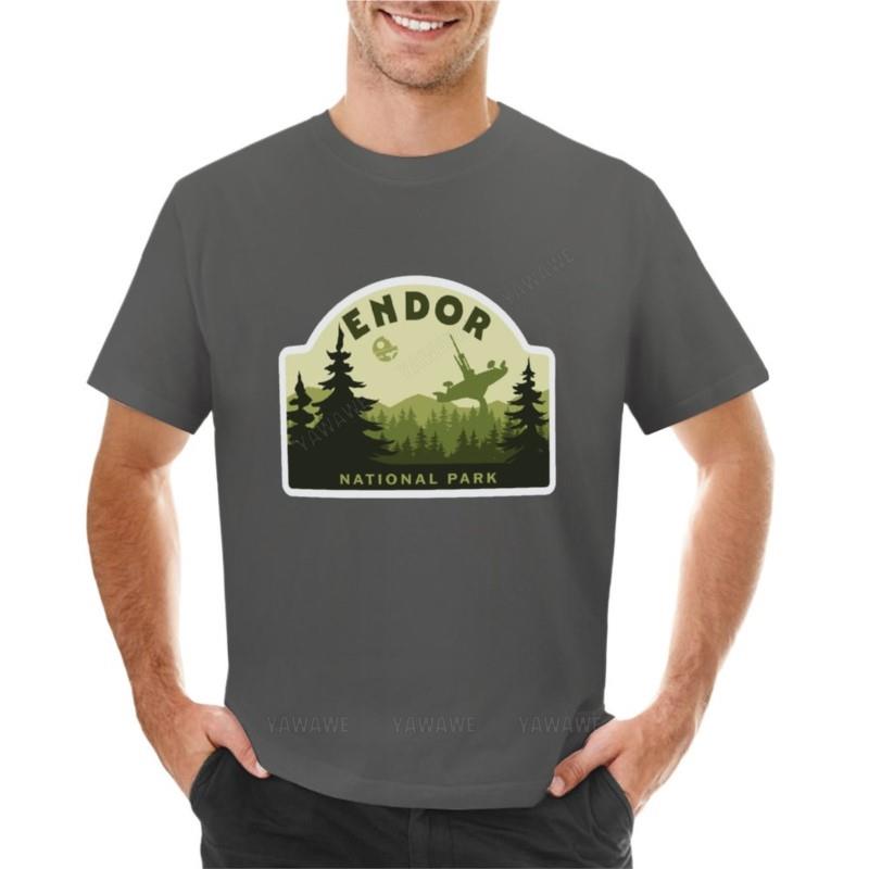 Tshirt Man Summer Tees Endor National Park Classic T-Shirt Sweat Shirt T-shirt for a Boy Sweat Shirts, Men