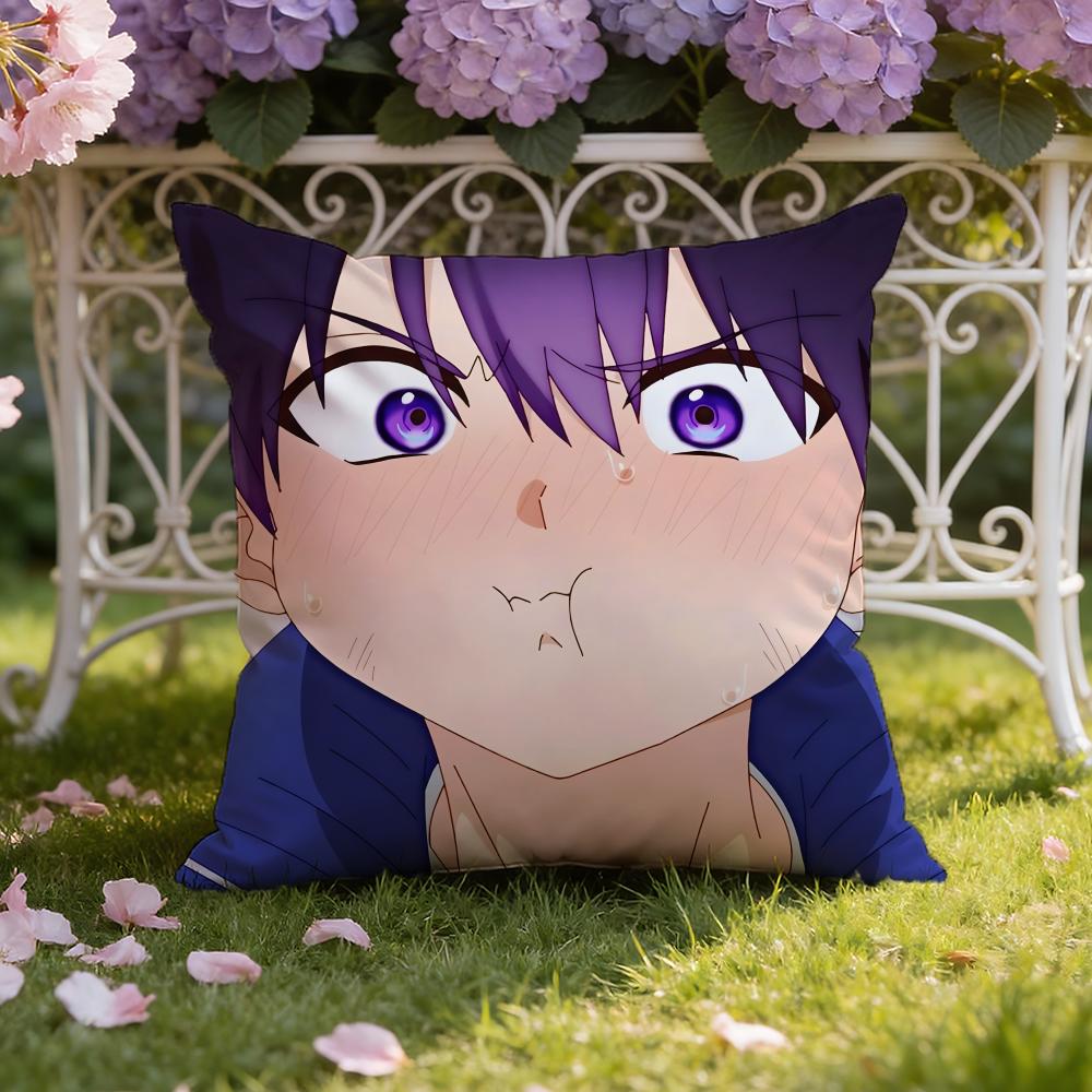 Anime S-Shikimori's Not Just a Cutie Cushion Cover Home & Car Dual-Scene Pillow Cover: Reversible for Premium Comfort