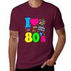 I Love The 80s Clothes for Women and Men Party Funny T-Shirt shirts graphic sports fans quick-drying Men's cotton t-shirt
