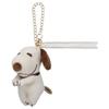 TAKARATOMY A.R.T.S. Peanuts  Cacao  Chokkori-san  Bag Charm  Snoopy (White & Milk)