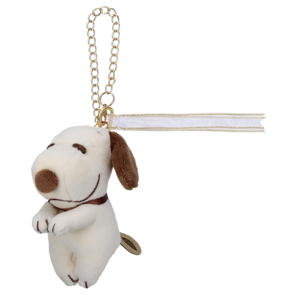 TAKARATOMY A.R.T.S. Peanuts  Cacao  Chokkori-san  Bag Charm  Snoopy (White & Milk)