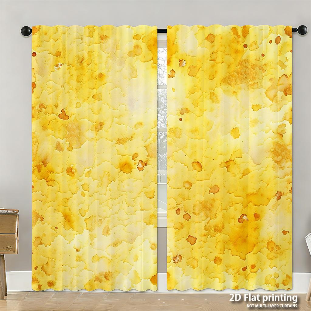 Piece Set High Definition Digital Printed Curtainshalloween Orange Pumpkins Black Bats Spiderwebs Witchhat Patternhome Deco Curtain Made Of Polyester