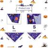 Halloween Pet Bandana Bib Polyester Triangle Scarf for Cats Dogs Fashion Accessory Holiday Costume Dress Up