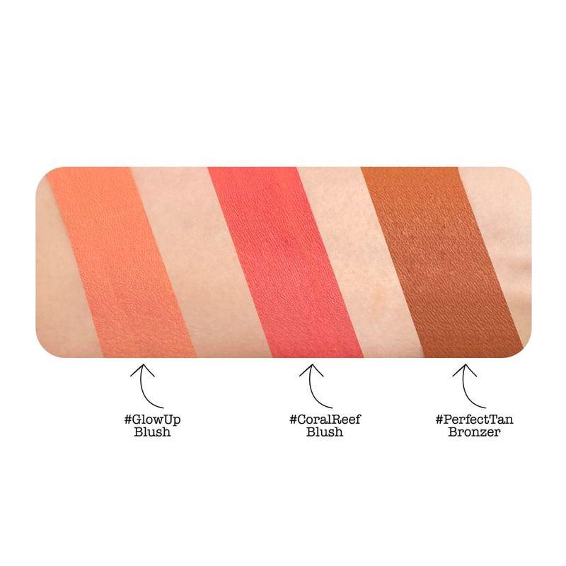 TheBalm - "theBalm Voyage" Trio Puder Tropikalny Z 2 Różami i 1 Bronzerem