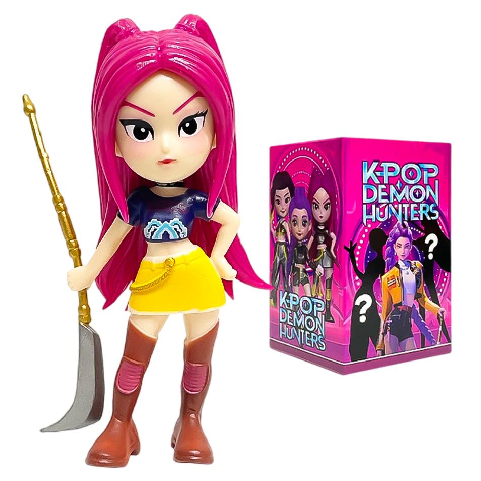 1-6pcs Kpop Devil Hunter Blind Box Disassembly Fun Blind Bag Small Statue Peripheral Model Desktop Blind Box Decoration Gift