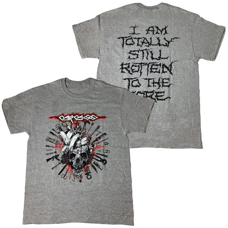 VTG Carcass Band Still Rotten To The Gore Cotton Sport Grey S-5XL T Shirt SE758 Unisex T-Shirt S