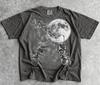 Vintage Ant Shirt, Retro Insect Moon Graphic Tee, Grunge Animal T-Shirt, Entomology Gift
