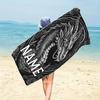 Custom Dragon Beach Towel Name Viking Microfiber Bath Towels Soft Quick Dry Swimming Pool Lounger All Season Use