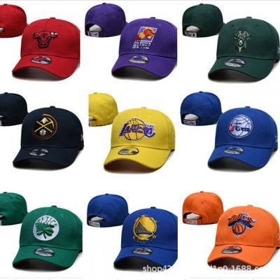 Embroidered Baseball Cap Men Women Basketball Team Style Adjustable Snapback Hip Hop Fashion All
