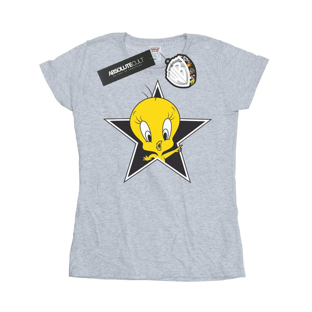 Looney Tunes Womens/Ladies Tweety Pie Star Cotton T-Shirt