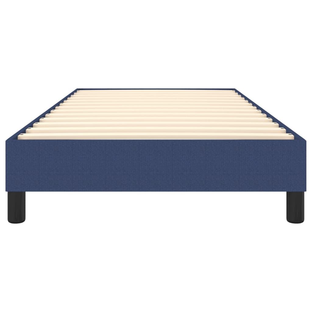 Vidaxl Bed Frame Without Mattress Blue 90X200 Cm Fabric
