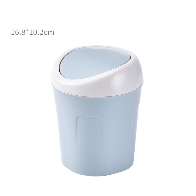 Lindo Mini Cubo de Basura de Escritorio Pequeño Mesa de Comedor Escritorio Escritorio de Oficina Hogar Sala de Estar Mesa de Centro con Tapa