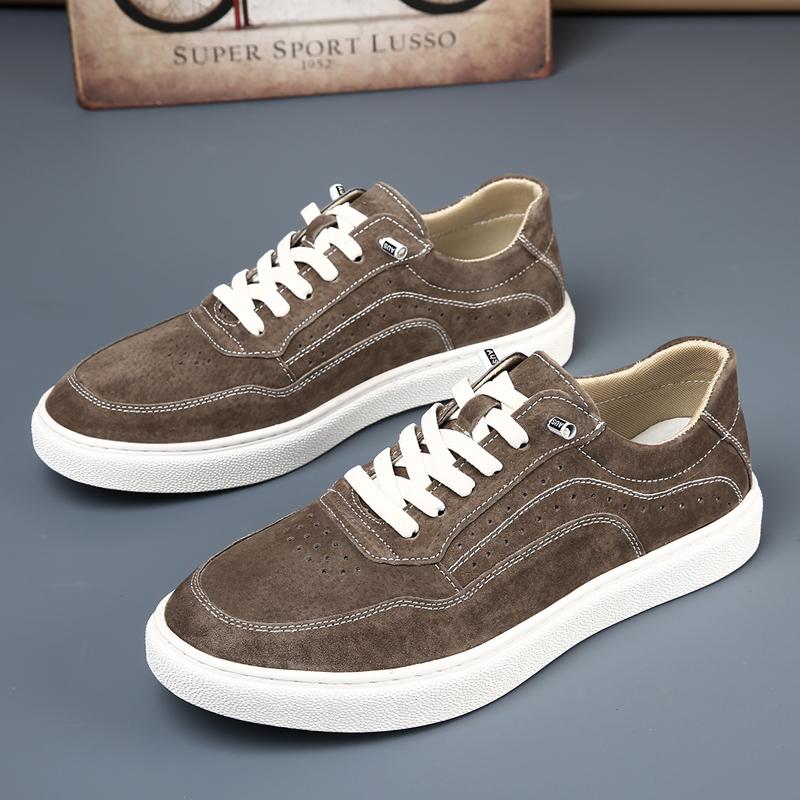 Fashion Leather Shoes For Man Genuine Leather Casual Shoes Fashion Business Oxford Shoes High Quality Designer Work Shoes