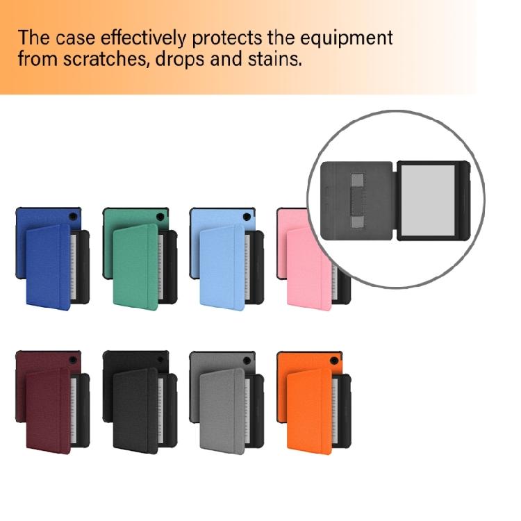 For Libra Color 7inch Case Soft TPU Back Ereader Protective Case with Hand Strap for Libra Color 2024 eReader