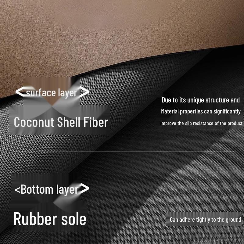 Widened 80cm Non-Slip Frosted Yoga Mat with Coconut Shell, Natural Rubber, & PU for Home Fitness - Thick Pad for Women