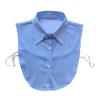 Stripes Fake Collar Detachable Lapel Half Shirt New Ladies Cape  Women Girls
