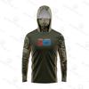 PELAGIC Langarm-Masken-Fischerkleidung Sonnenschutz Eis-Seiden-Gefühl Luya Atmungsaktiv Lässig Sport T-Shirt