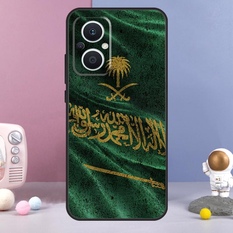 Kingdom of Saudi Arabia Flag Funda For OPPO Reno 12 F 11F 13F 14F 10 11 13 14 Pro 7 8 Lite OPPO Find X9 X6 X5 X8 Pro Case