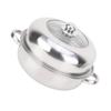 28CM Stainless Steel Single Layer Stockpot Hotpot Food Steamer Pot Cookware Household Cooking