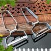 Stainless Steel Multi-Functional Peeler & Fruit Scraper for Potatoes, Carrots, Melons, and More